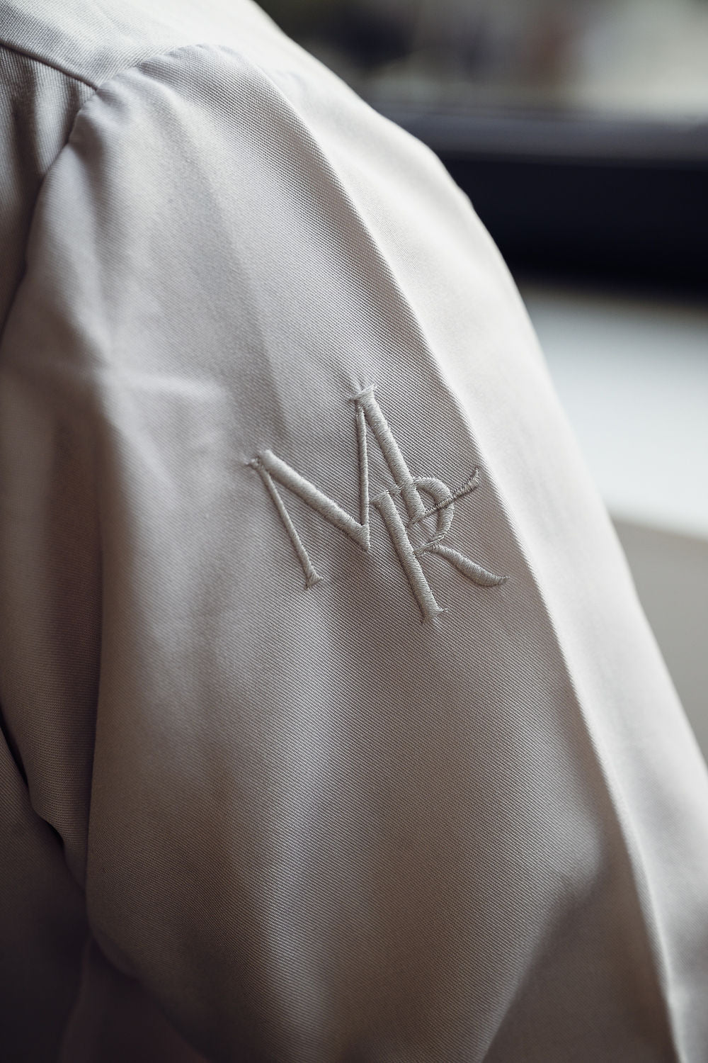 Veste de chef brodée au monogramme