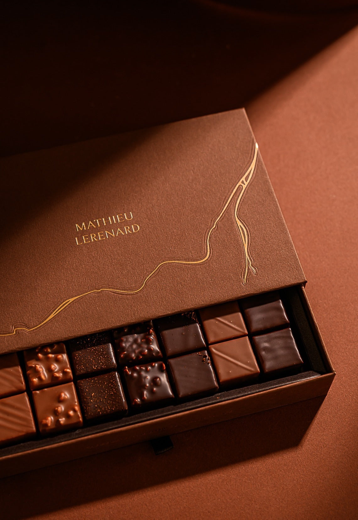 Coffret Pralinés 28 pièces, Mathieu Lerenard