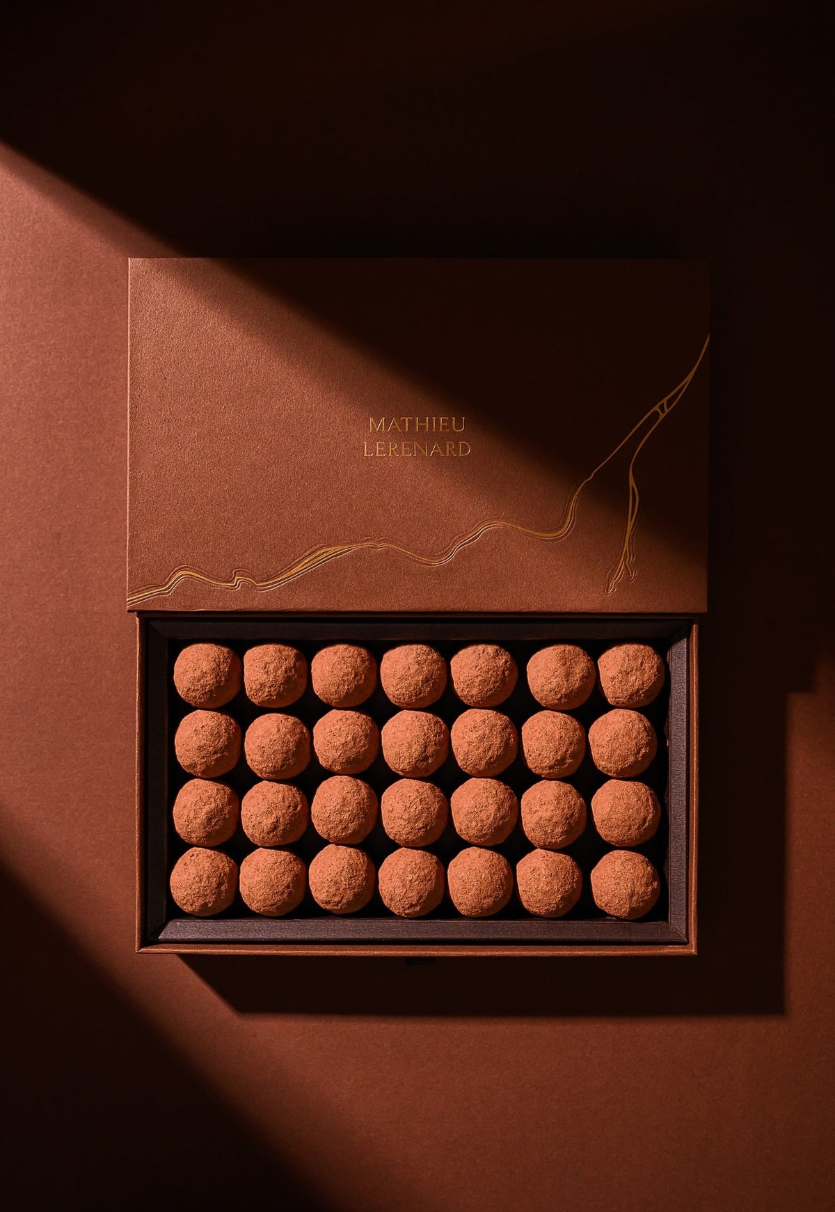 Coffret Truffes au lait 28 pièces, Mathieu Lerenard